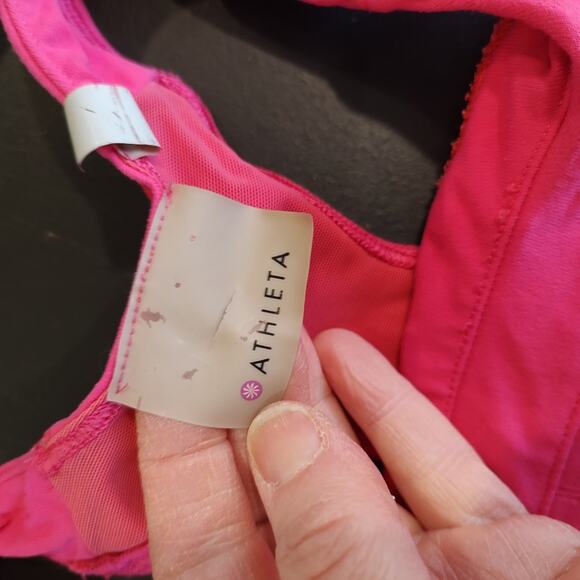 Athleta Skills and Drills Racerback Tank Pink Size Medium - Picture 10 of 11